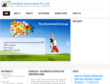Tablet Screenshot of envirotechindia.com
